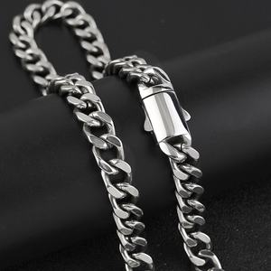ผู้ผลิตเครื่องประดับ OEM สร้อยคิวบาลิงค์ ฮิปฮอป ขายส่ง สร้อยคิวบาลิงค์สแตนเลสสำหรับผู้ชาย สร้อยคอคิวบาลิงค์ - Product Image 2