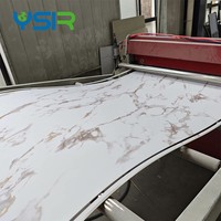 Panel de Pared 3D Decorativo para Interiores, Impermeable, de Alto Brillo, Diseño Moderno y Elegante, Lámina de Pared de Mármol