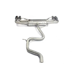 Sistema de Escape Valvetronic A-HPF Personalizado para Audi <span class=keywords><strong>TT</strong></span>/TTS 2.0T <span class=keywords><strong>Mk2</strong></span>/Mk3 8J, Acero Inoxidable 304 de 1.5mm con Acabado Pulido Espejo - Product Image 4