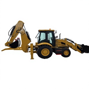 Retroexcavadora Amarilla con Sistema Hidráulico Completo, Motor de Radio de Giro Corto, 1 Año de Garantía para Maquinaria de Construcción - Product Image 1