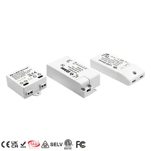 12V 24V मिनी एलईडी बिजली की आपूर्ति स्लिम 6W 12W 15W 24W 30W एलईडी चालक