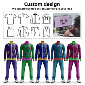 Seragam Sepak Bola Unisex Poliester Sublimasi Termal Profesional Tanpa Cetakan, Pakaian Fans, Pesanan Khusus - Product Image 4