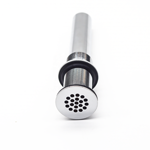 Usine 1-1/4 Chrome Basin drain public écoulement libre Lavabo Évier 19 Trous Déchets - Product Image 2