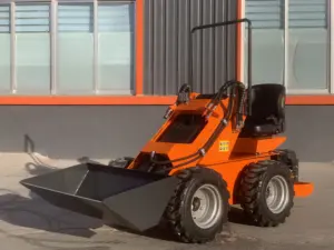 skid steer Hydraulic mini Wheel/track loader with attachment mini loader 500kg loaders
