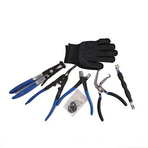 Auto <b>Repair</b> Tool Set 5Pc High Carbon Steel Pliers Soft Case <b>Car</b> Maintenance Tools - Product Image 3