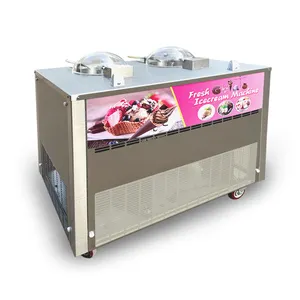 Newahomevertical Position Anti Fog Single Pot Máquina de helados Ice Gelato Machine Custom 304 # SS
