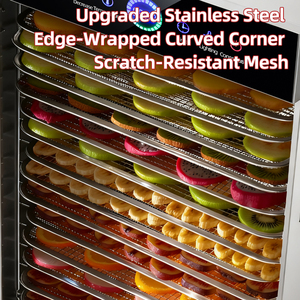 Déshydrateur alimentaire populaire en acier inoxydable pour la maison, 16 couches, pour poisson séché, porc, bœuf, poulet, saumon, crevettes, haricots - Product Image 3