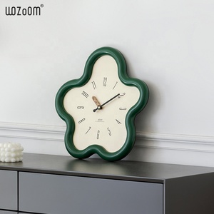 Emitdoog thiết kế hình hoa 3D Con Lắc đồng hồ trang trí tường hiện đại im lặng trang trí nhà sang trọng Quà tặng tự làm đồng hồ treo tường bán hàng - Product Image 3