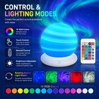 Proyector Giratorio de Estrellas Galácticas, Lámpara LED Nocturna Recargable por USB con Control Remoto para Dormitorio, Guardería y Fiestas