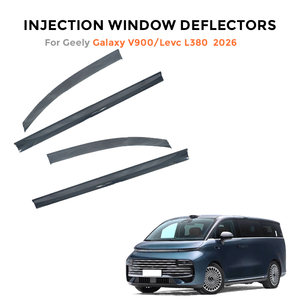 Injection Car Window Deflectors for Geely Galaxy V900 2026 Chrome Accents Luxury Easy Installation Durable PC Thick Auto - Product Image 1
