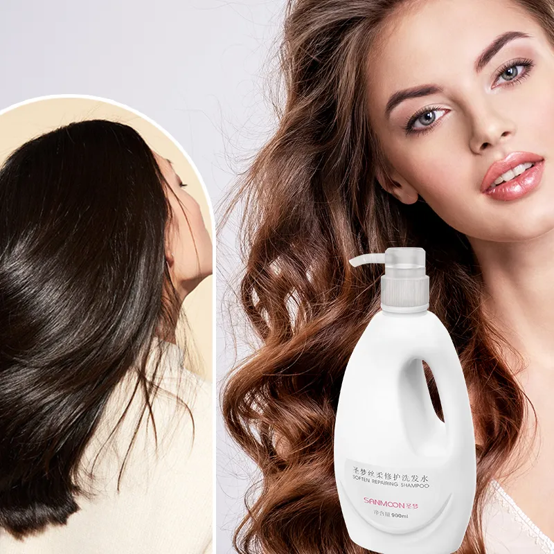 ODM personnalisé haut de gamme en gros étiquette extrait naturel de plante cheveux anti-pelliculaire shampooing produits capillaires shampooing