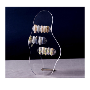 Bán Hot Nail Art tấm nền trong suốt Acrylic cô gái Nail công cụ bảng hiển thị móng tay giả Lời khuyên hiển thị Kệ hiển thị đứng - Product Image 2