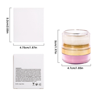 Fard à joues en poudre portable avec applicateur tête de champignon, léger, estompable, longue tenue, pour le visage, vente en gros, logo personnalisé