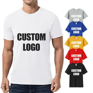 Gepersonaliseerde Tee Custom Korte Mouw Shirts Voor Mannen Homme Ontwerp Uw Eigen Tekst Foto Front Terug Print 100% Katoen t-shirt