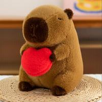 Lot en gros de poupées Capybara en peluche douces et mignonnes de 8 pouces (24 cm) pour les machines à griffes dans les centres de divertissement familial
