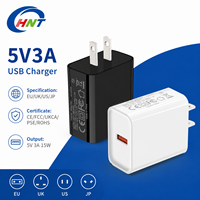 Adaptateur secteur USB-A GaN 15W PD 3.0 100-240V avec large compatibilité et protection de sécurité pour smartphones, tablettes et voyages