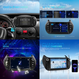 Podofo per <span class=keywords><strong>FIAT</strong></span> <span class=keywords><strong>Fiorino</strong></span> 2008-2016 7 ''Android autoradio 4 + 128G Wireless Carplay/Android Auto Incell Touch Screen GPS WiFi OEM - Product Image 3
