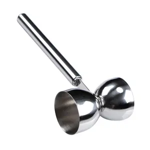 25ml & 35ml Cocktail Measuring Stainless Steel Cup Bar Double Jigger with Handle
