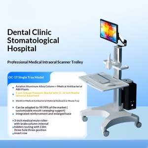 Oral <strong>Trolley</strong> Can Hold <strong>Printers</strong> Add Remove Accessories Single Tray Mobile Hospital Outpatient Dental Clinic <strong>Trolley</strong> - Product Image 6