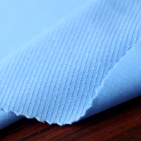 Nouveau tissu tricoté à paillettes en fil métallique pour costume de danse, tissu à fil épais haute élasticité, tissu pour maillot de bain bikini en fil doré et argenté
