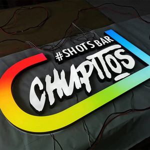 Nhiều màu LED thắp sáng thư với trường hợp thép không gỉ Front-lit thư Acryl thư dấu hiệu LED illumin dấu hiệu tùy chỉnh Neon dấu hiệu - Product Image 5