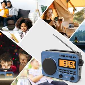 Radio portable à bande complète nouvelle génération, spécialement conçue pour les seniors, avec lecteur de cartes insérable, pour une utilisation quotidienne des personnes âgées - Product Image 6