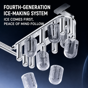 Machine à glaçons multifonctionnelle haut de gamme pour comptoir, distributeur d'eau glacée, machine à smoothies et granités pour la maison, <span class=keywords><strong>les</strong></span> fêtes et la cuisine - Product Image 2