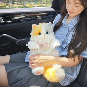 DUPAN Sevimli Orta Boy Ragdoll Kedi Simülasyon Sırt Çantası Peluş Oyuncak Oturan Ragdoll Kedi Sırt Çantası Doğum Günü Hediyesi - Product Image 4