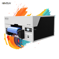 Nueva Máquina de Impresión de Adhesivos UV DTF A3, Tinta UV Semiautomática para Vasos, Envases de Cosméticos y Productos Promocionales
