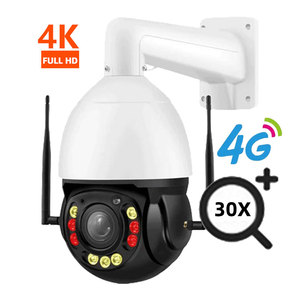 <span class=keywords><strong>Camera</strong></span> IP HD 4G PTZ 30X 20X ZOOM tự động theo dõi 8MP 4K giám sát an ninh CCTV, âm thanh hai chiều, tầm nhìn ban đêm ngoài trời - Product Image 1