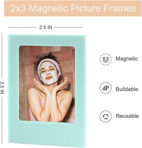 Mini aimants de réfrigérateur 3,5 * 2,5 pouces, cadre photo magnétique, aimant de réfrigérateur pour Polaroid <span class=keywords><strong>Fujifilm</strong></span> Instax - Product Image 2