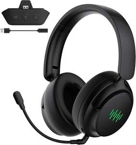 BETMI Wireless 2.4GHz <b>Gaming</b> Headset with Dual Vibration for /PS-5/PC/PS-4/Switch - Product Image 1