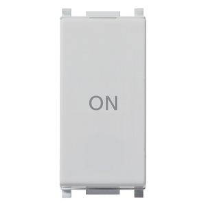 ปุ่ม 1P NO+NC 10A สัญลักษณ์ ON สวิตช์ติดผนังสีเงิน 4.1x2.8x5.3 ซม. - Product Image 1