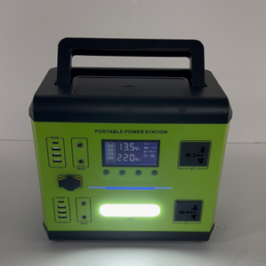 Station d'alimentation portable solaire 600W 110V/220V avec batterie LiFePO4, générateur de secours domestique à onde sinusoïdale pure - Product Image 4
