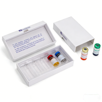 Boîtes cadeaux de luxe en papier de qualité supérieure pour flacons de peptides de 3 ml, 5 ml, 10 ml, ensemble d'emballage pour flacons de recharge