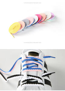 Cordones de Zapatos Planos de 29 Colores, Cordones de Poliéster de 8 mm de Ancho para Zapatillas Deportivas, Longitud de 100-180 cm - Product Image 4
