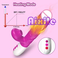 Vibrateur rotatif pour point G, jouets sexuels pour femmes, vibromasseur lapin, vibromasseur clitoridien, dildos, baguette chauffante massante