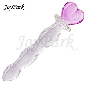 JoyPark Herbruikbare Kristallen Handgreep G-Spot Wizard Glazen <span class=keywords><strong>Dildo</strong></span> Anale Plug Prostaat Massager Veilig 100% Waterdicht Seks Speelgoed - Product Image 3