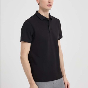 Camiseta Polo para <span class=keywords><strong>Hombre</strong></span> Yiyi de 260g, Premium, Mezcla de Modal, Sin Costuras, Prensada en Caliente, Modelo Windsor, Agradable al Tacto y Transpirable, Manga Corta - Product Image 5