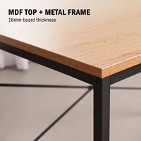 Bureau de haute qualité à prix avantageux, design moderne, plateau en MDF, 4 niveaux, bureau d'ordinateur, table de bureau