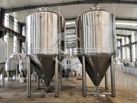 Cuve de Fermentation Multifonctionnelle à Double Enveloppe, Volume Personnalisé, en Acier Inoxydable pour Bière, Cidre et Vin de Fruits