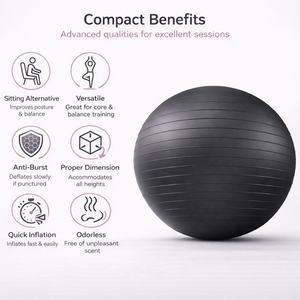 Pelota de <span class=keywords><strong>Yoga</strong></span> Ecológica de PVC Antiexplosión <span class=keywords><strong>para</strong></span> <span class=keywords><strong>Embarazadas</strong></span>, <span class=keywords><strong>para</strong></span> Ejercicios de Parto, Gimnasio, Fitness y Entrenamiento - Product Image 3