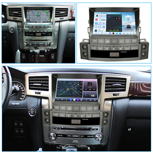 Autoradio HI-FI <span class=keywords><strong>8</strong></span>+25 Go pour LEXUS LX <span class=keywords><strong>570</strong></span> 2007-2015 Lecteur multimédia DVD CarPlay Écran audio vidéo 2 Din Navigation GPS DSP - Product Image 1