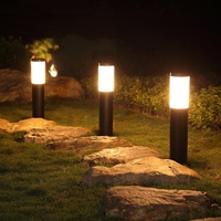 Trang Trí Pathway Ngoài Trời Đèn Sân Vườn Đèn Cột Chiếu Sáng Đường Phố Ánh Sáng Bài Năng Lượng Mặt Trời