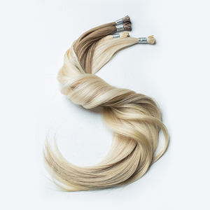 Extensions de <span class=keywords><strong>cheveux</strong></span> naturels Remy à la kératine, colle forte, I Tip, pre-collé, Stick Tip, 100% de cuticule vierge - Product Image 3