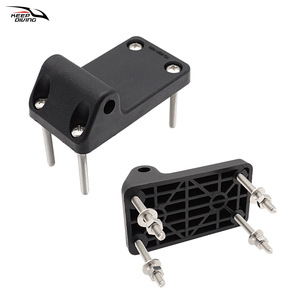 Keep Diving Downrigger Mount <b>Bracket</b> KD-8021-1023 Bolt-On Black <b>Plastic</b> Boat Fishing - Product Image 5