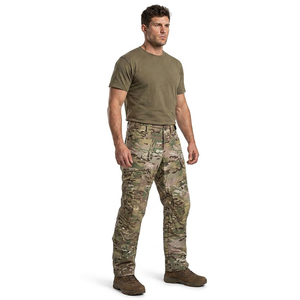 Pantalon cargo noir pour homme SF44 711, durable, toutes saisons, vêtements décontractés, matière textile - Product Image 2