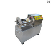 Nieuwe commerciële elektrische aardappelsnijder, fruit- en groentesnijder, frituurhakker met pomp, hoge precisie, 4 messen