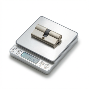 <span class=keywords><strong>Serrure</strong></span> cylindrique en laiton de 60 mm (30/30) à double ouverture centrale en forme de gourde <span class=keywords><strong>avec</strong></span> 3 clés standard pour serrures à mortaise de norme européenne - Product Image 5
