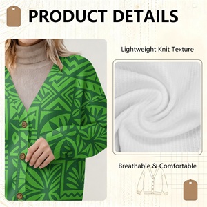 Cárdigan Verde de Manga Larga para Mujer, Otoño 2026, con Botones al Frente, Estilo Grueso y Moderno, Abrigo de Moda para Otoño - Product Image 5